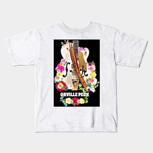 Cowboy Rose and Daisy Guitar Kids T-Shirt